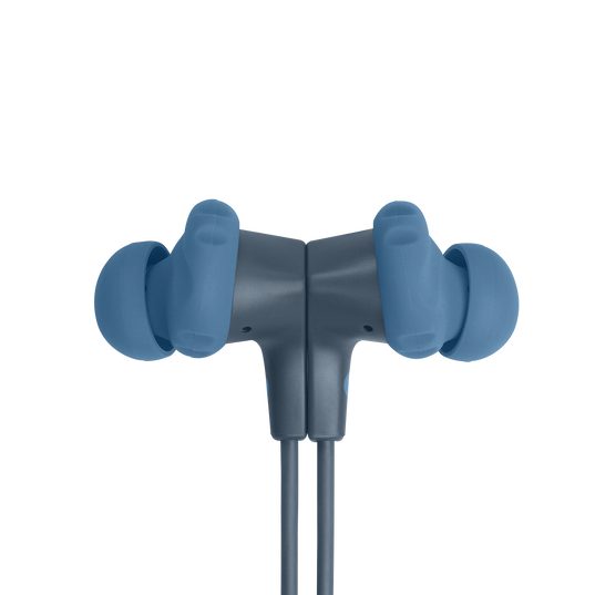 JBL Endurance Run 2 Wired - Blue - Waterproof Wired Sports In-Ear Headphones - Detailshot 1